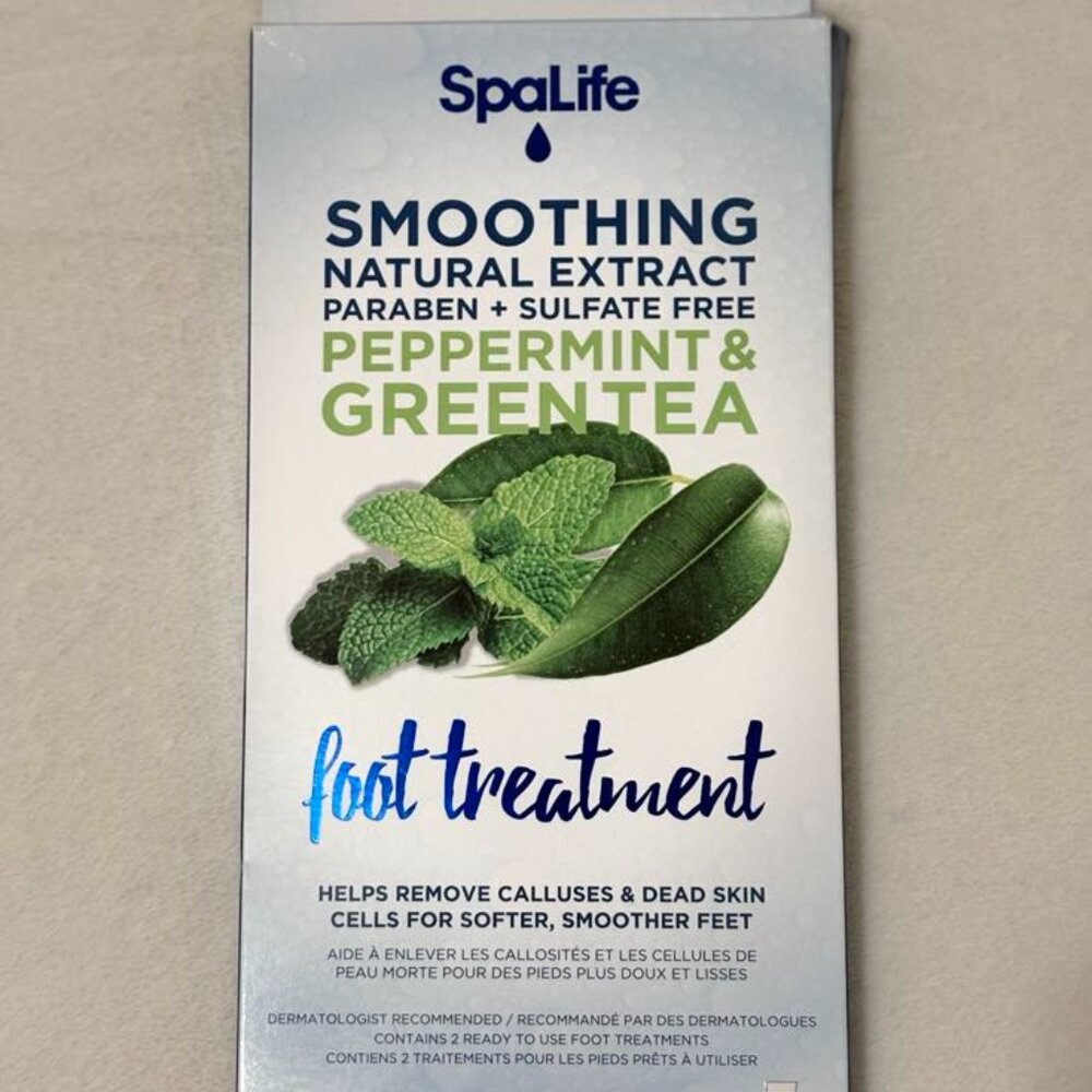 Brand New SpaLife Soothing Peppermint Foot Treatment with Green Tea